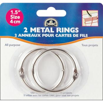 Image of DMC 1 1/2" Metal Craft Rings - Package of 2