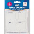 Image of DMC Cardboard Floss Bobbins - Package of 56
